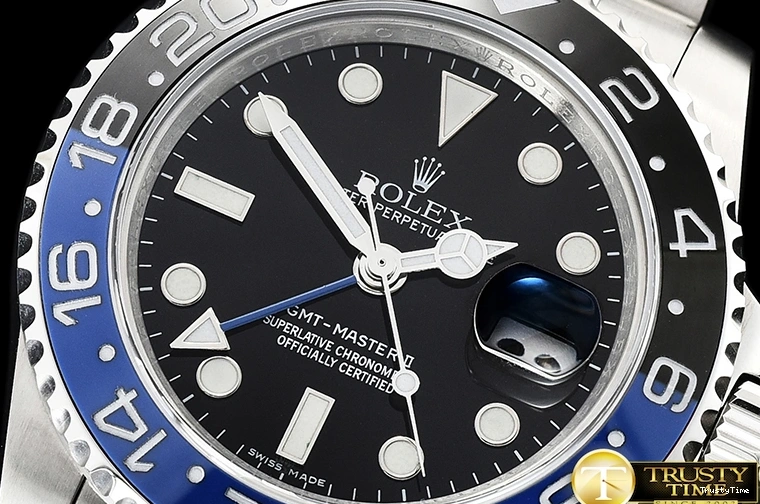 1020 Bright GMT Master II 116710BLNR SS SS Black KSF 627